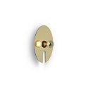 Lampada da parete MIRRO WALL 1.0 E27 IP20, oro dimmerabile