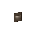 wall recessed luminaire ORIS OUTDOOR WALL REC 0.8 down, current constant, indirect IP65, bronze 