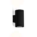 LED Outdoor Wall luminaire TUBE 2.0, IP65, 2-sided, 2x 8W 3000K 38, CRi >90, dimmable, black