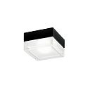 Luminaire de plafond BLAS 2.0 angulaire, version pour montage en surface IP65, mat, noir profond gradable