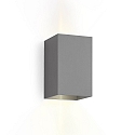 LED Auenwandleuchte BOX 4.0, IP65, Up&Down, 6W 3000K 2x200lm, Winkel verstellbar, dimmbar, dunkelgrau