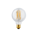 LED Filamentlampe Globe G95 LED 2700K CLEAR 5.6W E27 220-240VAC DIM CRI90, klar
