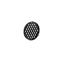 Accessory for CENO / PIRRO / BLIEK ROUND PETIT  Honeycomb grid,  2.9cm, black
