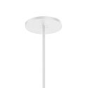 Rosone a soffitto SHIEK / BOX / DOCUS (...) 1 elemento, rotondo, senza paralume, mezzo incasso, bianco brillante