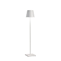 battery floor lamp POLDINA PRO XXL TERRA, dimmable IP54, powder coated, white matt dimmable
