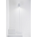 battery floor lamp POLDINA L dimmable, adjustable IP54, powder coated, white dimmable