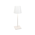 Lampe de table à accu POLDINA L DESK IP54, blanche gradable