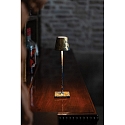 Zafferano Lampada da tavolo a batteria POLDINA MICRO TAVOLO PRO IP65, foglia d'oro, blu capri dimmerabile