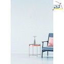 LED Table lamp DAMA PRO, IP54, height 29.1cm / Ø 12.5cm, with touch dimmer, black matt