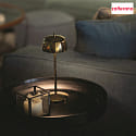 Zafferano Lampe de table à accu CIRCE IP65, or gradable