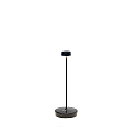 Lampe de table à accu SWAP  IP65, noir mat gradable