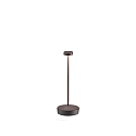 Lampe de table  accu SWAP  IP65, rouille gradable