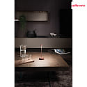 Zafferano LED Akku-Tischleuchte SWAP, 2W, 2200/2700/3000K, 141/168/192lm, CRI>90, IP65, dimmbar, rostfarben