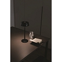 Zafferano Lampe de table à accu SISTER LIGHT IP65, scintillant, noir perle gradable Zafferano Lampe de table à accu SISTER LIGHT IP65, scintillant, noir perle gradable