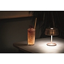 Zafferano LED Akku-Tischleuchte SISTER LIGHT MINI, 3,2W, 2200/2700/3000/4000K, 250/275/296/338lm, CRI>90, IP65, dimmbar, kupfer Zafferano LED Akku-Tischleuchte SISTER LIGHT MINI, 3,2W, 2200/2700/3000/4000K, 250/275/296/338lm, CRI>90, IP65, dimmbar, kupfer