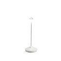 Lampe de table à accu PINA TAVOLO PRO IP54, blanche, laqué gradable