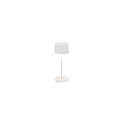 Lampe de table  accu OLIVIA MICRO IP65, blanc mat gradable