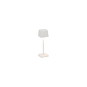 Lampe de table à accu OFELIA MICRO IP65, blanc mat gradable
