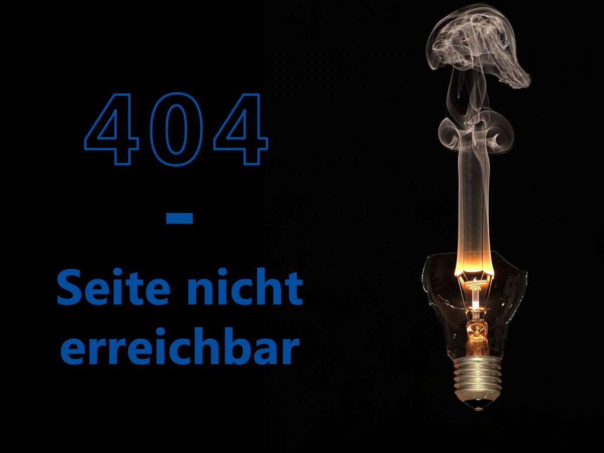 404 - Seite nicht erreichbar