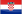 Flagge Croatie