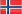 Flagge Norwegen