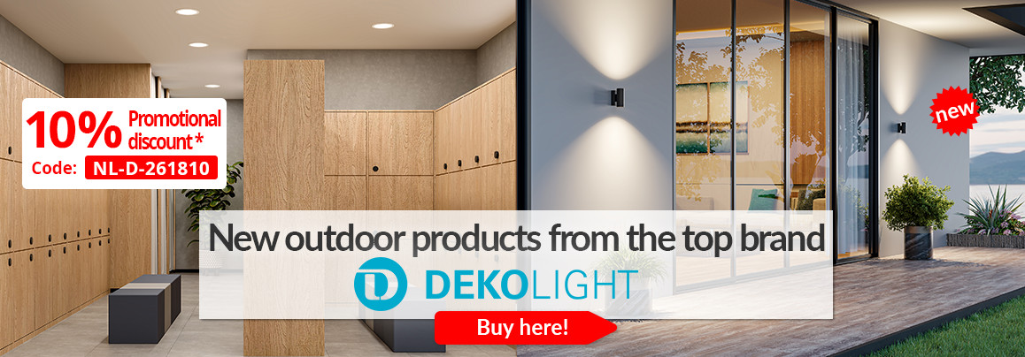 New products and top sellers for the outdoor area of the TOP brand DEKO-LIGHT