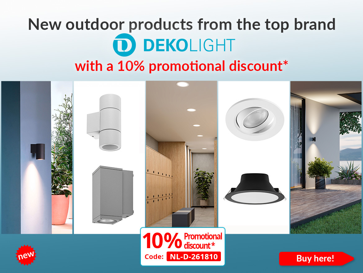New products and top sellers for the outdoor area of the TOP brand DEKO-LIGHT